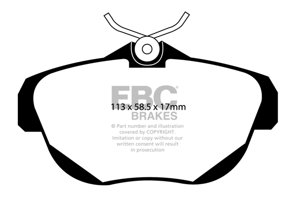 Brake Pad Set, disc brake (DP1971)