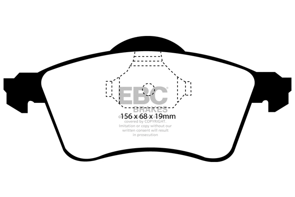 Brake Pad Set, disc brake (DP61115)