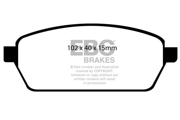 Brake Pad Set, disc brake (DP1106)