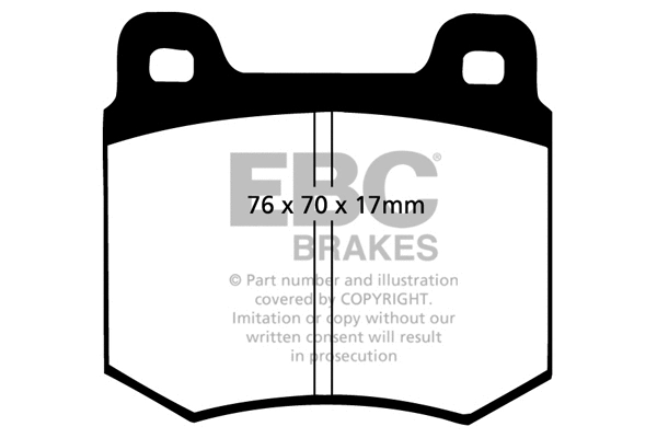 Brake Pad Set, disc brake (DP179)