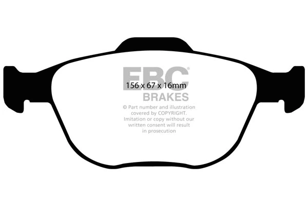 Brake Pad Set, disc brake (DP1641)