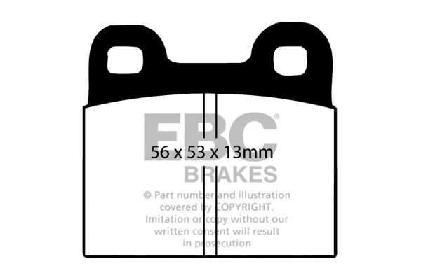 Brake Pad Set, disc brake (DP105/4)