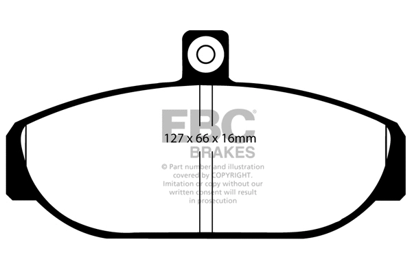 Brake Pad Set, disc brake (DP2435)