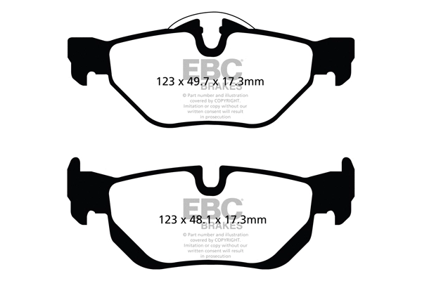 Brake Pad Set, disc brake (DP22069)