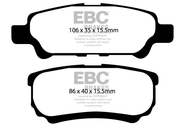 Brake Pad Set, disc brake (DP1563)