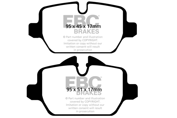 Brake Pad Set, disc brake (DP1576)