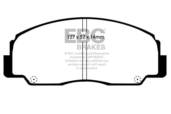 Brake Pad Set, disc brake (DP799)