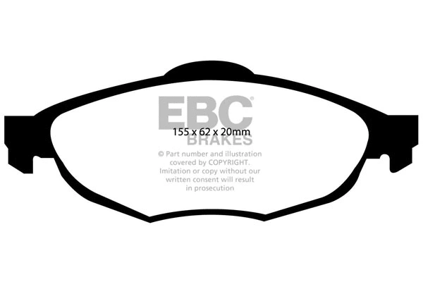 Brake Pad Set, disc brake (DP21611)