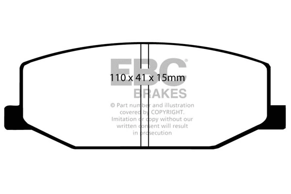 Brake Pad Set, disc brake (DP534)