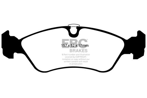 Brake Pad Set, disc brake (DP1087)