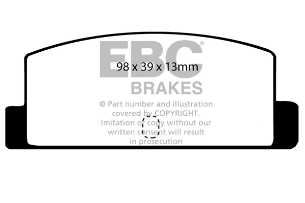Brake Pad Set, disc brake (DP466)