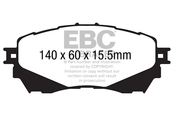 Brake Pad Set, disc brake (DP22170)