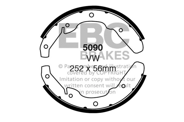 Brake Shoe Set (5090)