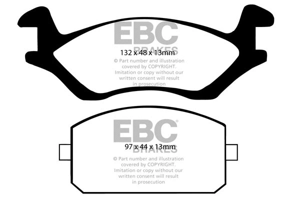Brake Pad Set, disc brake (DP322)