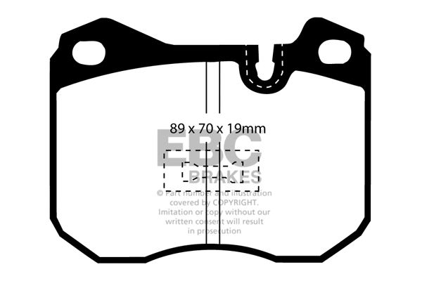 Brake Pad Set, disc brake (DP2345)