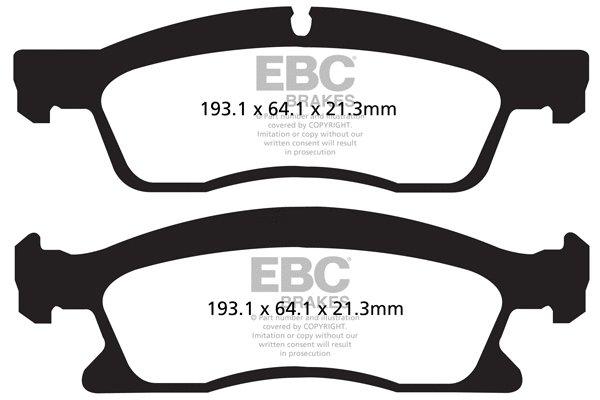 Brake Pad Set, disc brake (DP42136R)