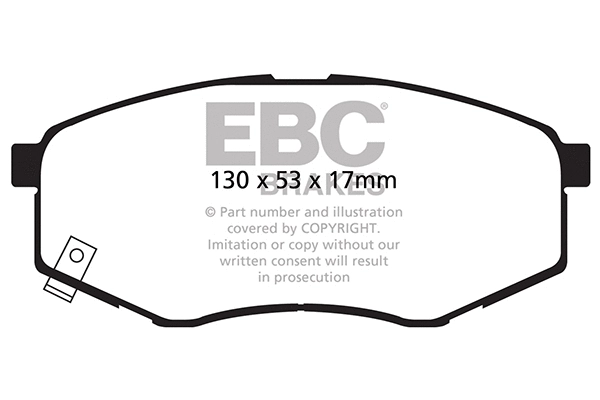 Brake Pad Set, disc brake (DP1866)