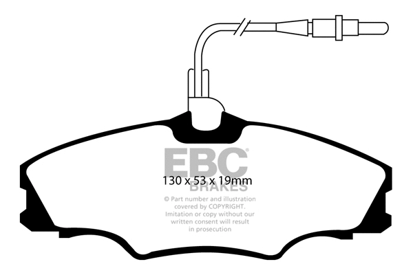 Brake Pad Set, disc brake (DP1049)