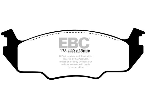 Brake Pad Set, disc brake (DP366/2)