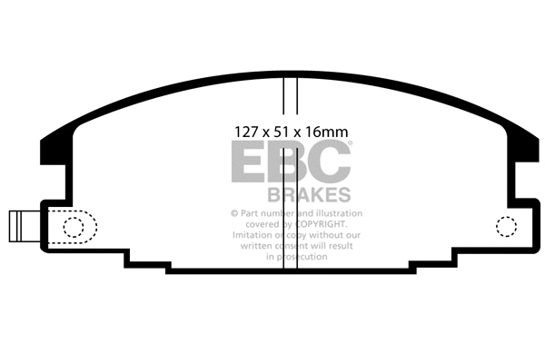 Brake Pad Set, disc brake (DP6746)