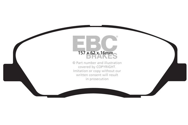 Brake Pad Set, disc brake (DP1783)