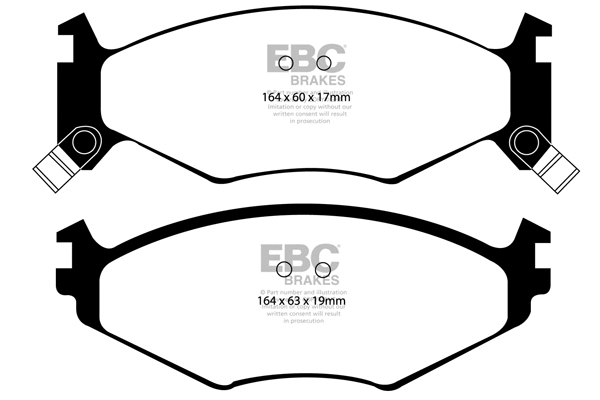 Brake Pad Set, disc brake (DP1119)