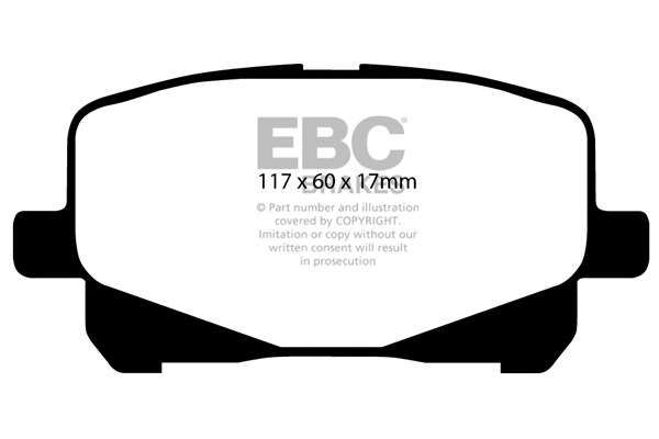 Brake Pad Set, disc brake (DP1399)