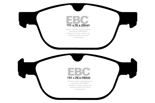 Brake Pad Set, disc brake (DP42018R)