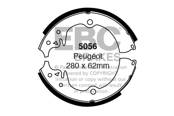 Brake Shoe Set (5056)