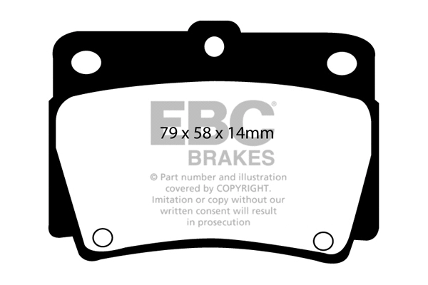 Brake Pad Set, disc brake (DP1228)