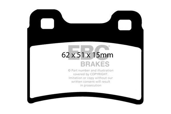 Brake Pad Set, disc brake (DP2953)