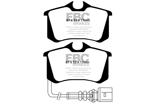 Brake Pad Set, disc brake (DP31497C)