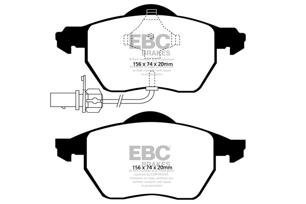 Brake Pad Set, disc brake (DP1483)