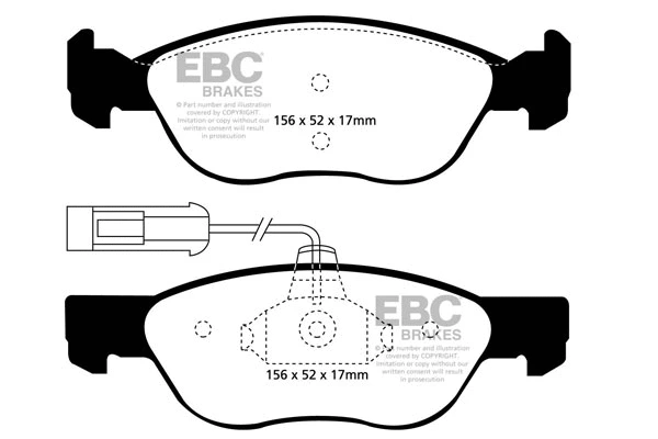 Brake Pad Set, disc brake (DP1060/2)