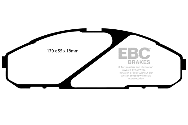 Brake Pad Set, disc brake (DP1020)