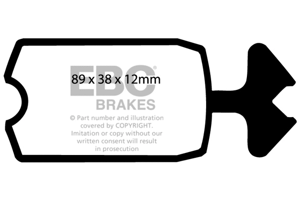 Brake Pad Set, disc brake (DP131)