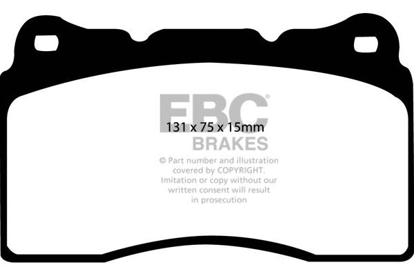 Brake Pad Set, disc brake (DP1210)