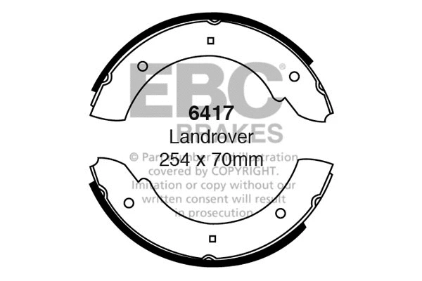 Brake Shoe Set (6417)