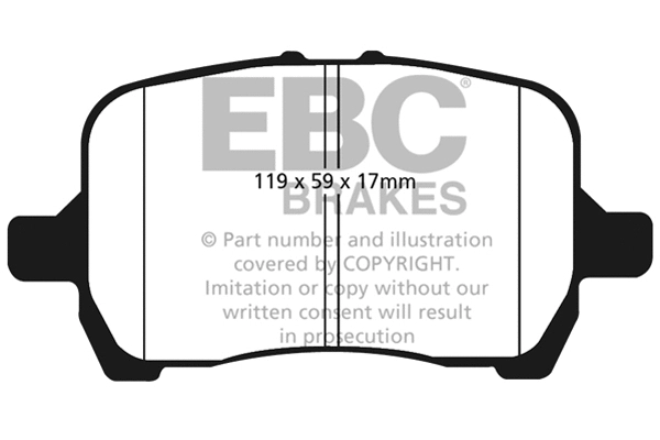Brake Pad Set, disc brake (DP1763)