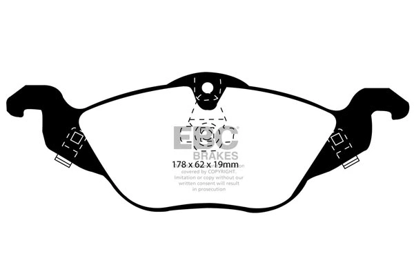 Brake Pad Set, disc brake (DP1184)