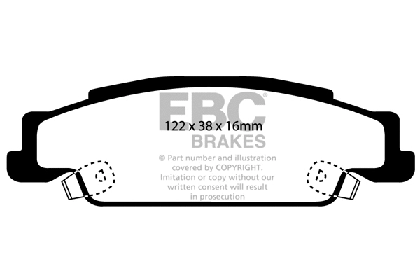 Brake Pad Set, disc brake (DP21646)