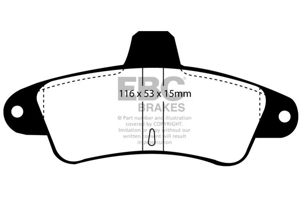 Brake Pad Set, disc brake (DP960)