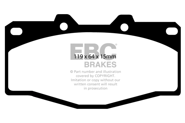 Brake Pad Set, disc brake (DP797)