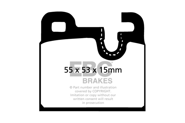 Brake Pad Set, disc brake (DP283)