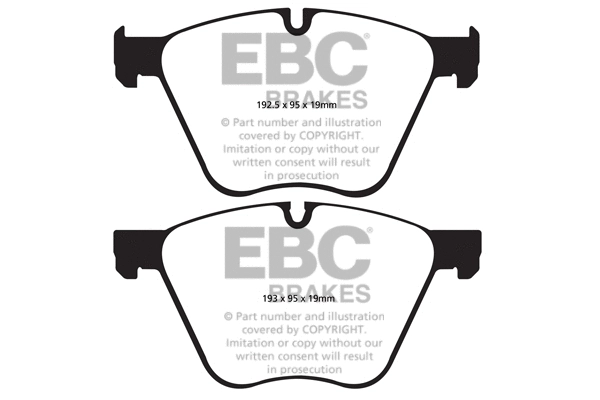 Brake Pad Set, disc brake (DP22007)