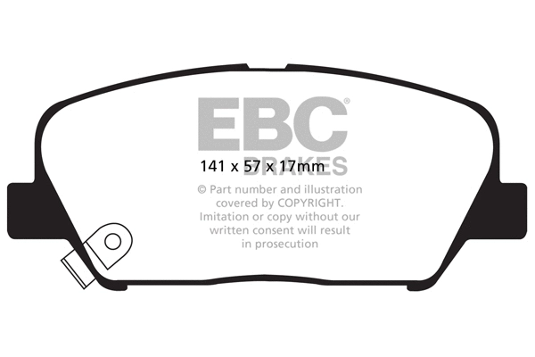Brake Pad Set, disc brake (DP31856C)