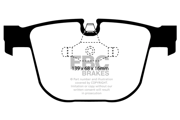 Brake Pad Set, disc brake (DP1451)
