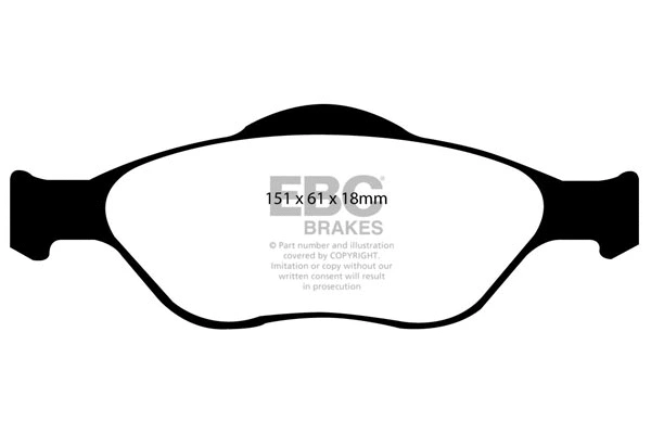 Brake Pad Set, disc brake (DP1320)