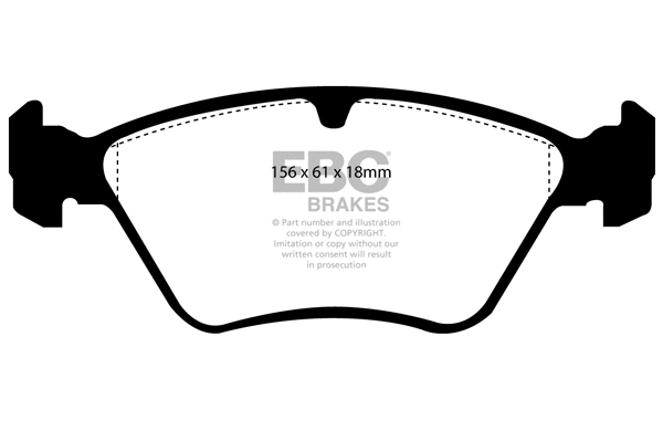 Brake Pad Set, disc brake (DP2976)