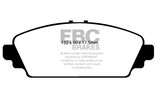 Brake Pad Set, disc brake (DP1544)
